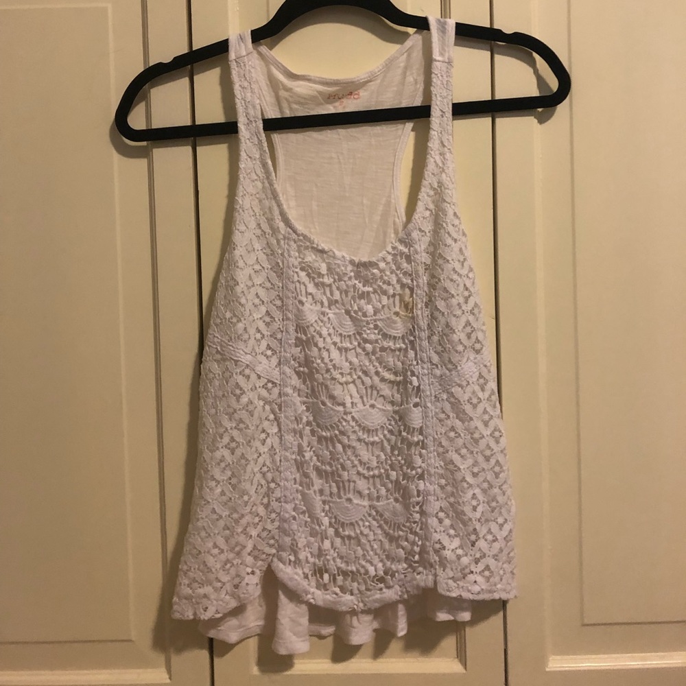 White tank top